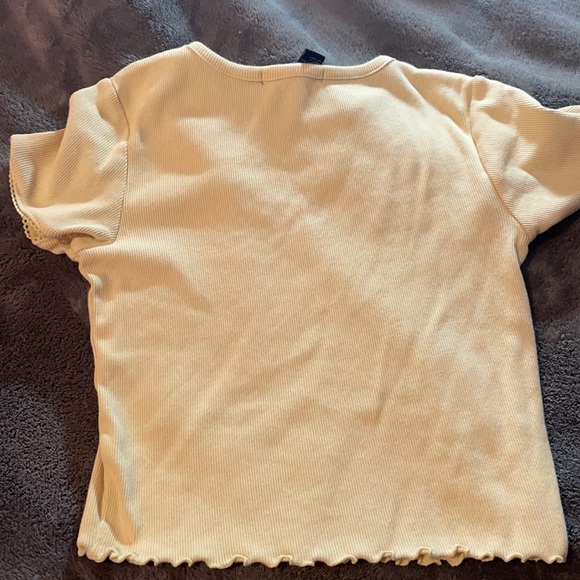 Yellow Crop Top - Picture 3 of 3